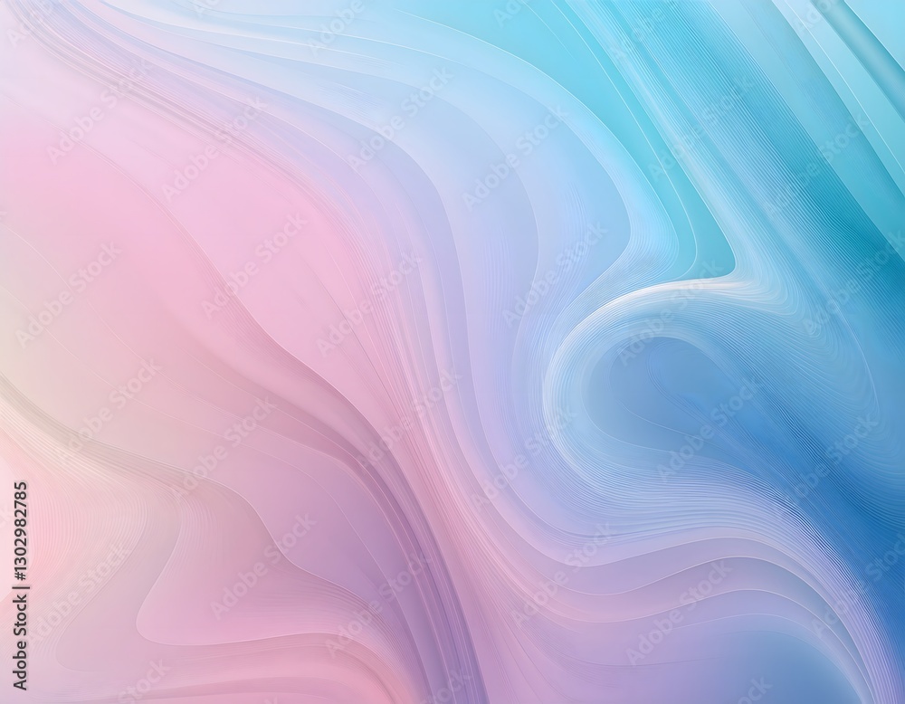 Obraz premium Trendy Abstract Fluid Background with Gradient Pastel Blending and Smooth Flow