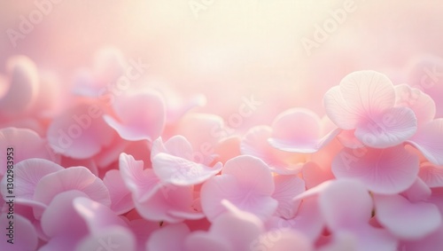 Pink Rose Petal Cascade