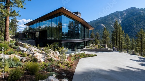 house in the mountains