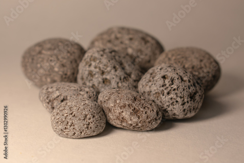 Photography composition of aromatic stones nature