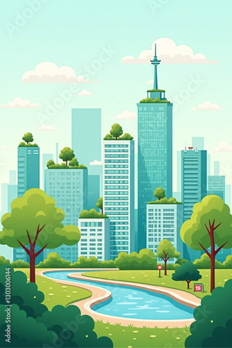 Sustainable Urban Development Promotes Eco-Friendly Practices and Green Living in Modern Cities