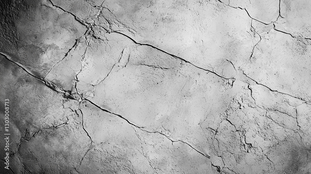Obraz premium Abstract Gray Cracked Texture Background