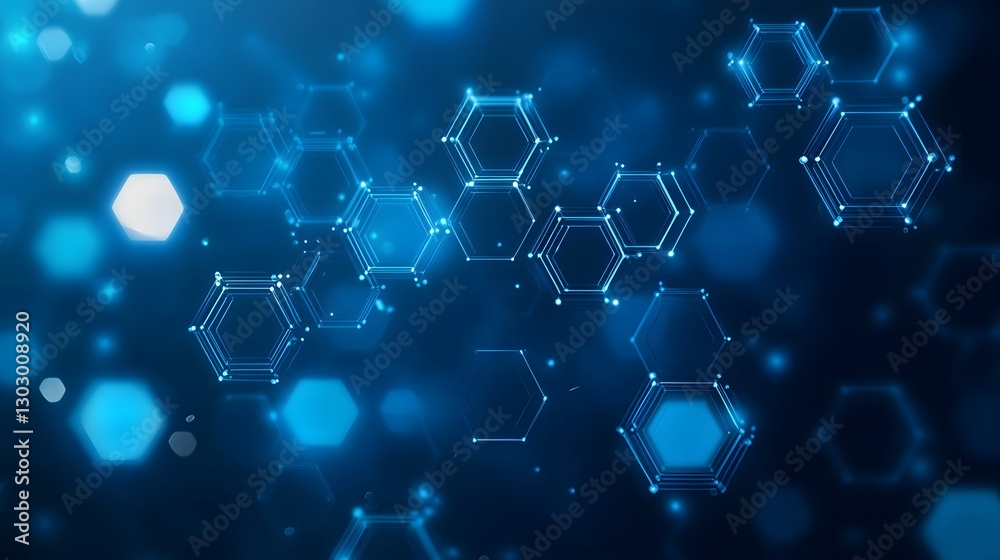 Innovative Medical Pattern Concept for Health Care Visualization and Technology Advancement in Blue Tones Innovative Medical Pattern Concept for Health Care Visualization and Technology Advancement in Blue Tones