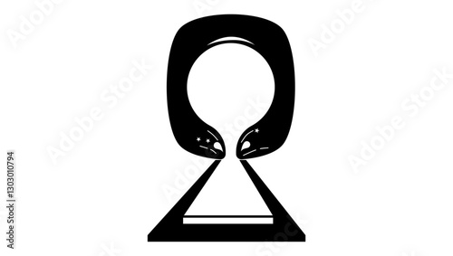 Steel Production, black isolated silhouette