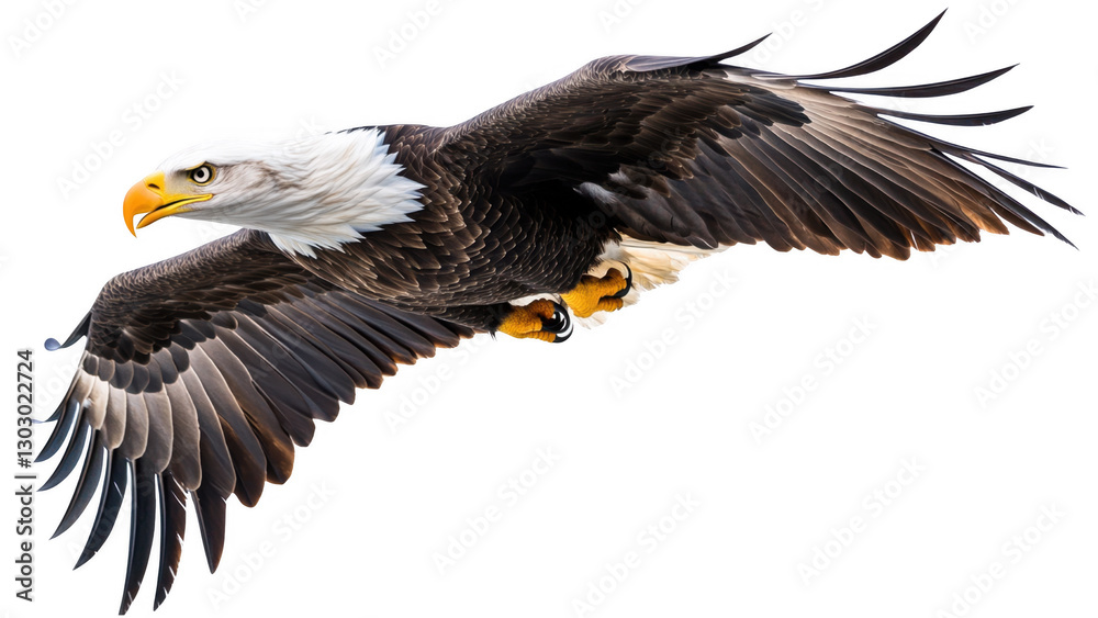 Majestic Bald Eagle in Flight Majestic Bald Eagle in Flight