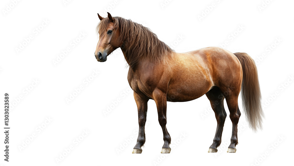Fototapeta premium Chestnut Horse with Dark Legs