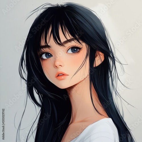  cartoon vector girl