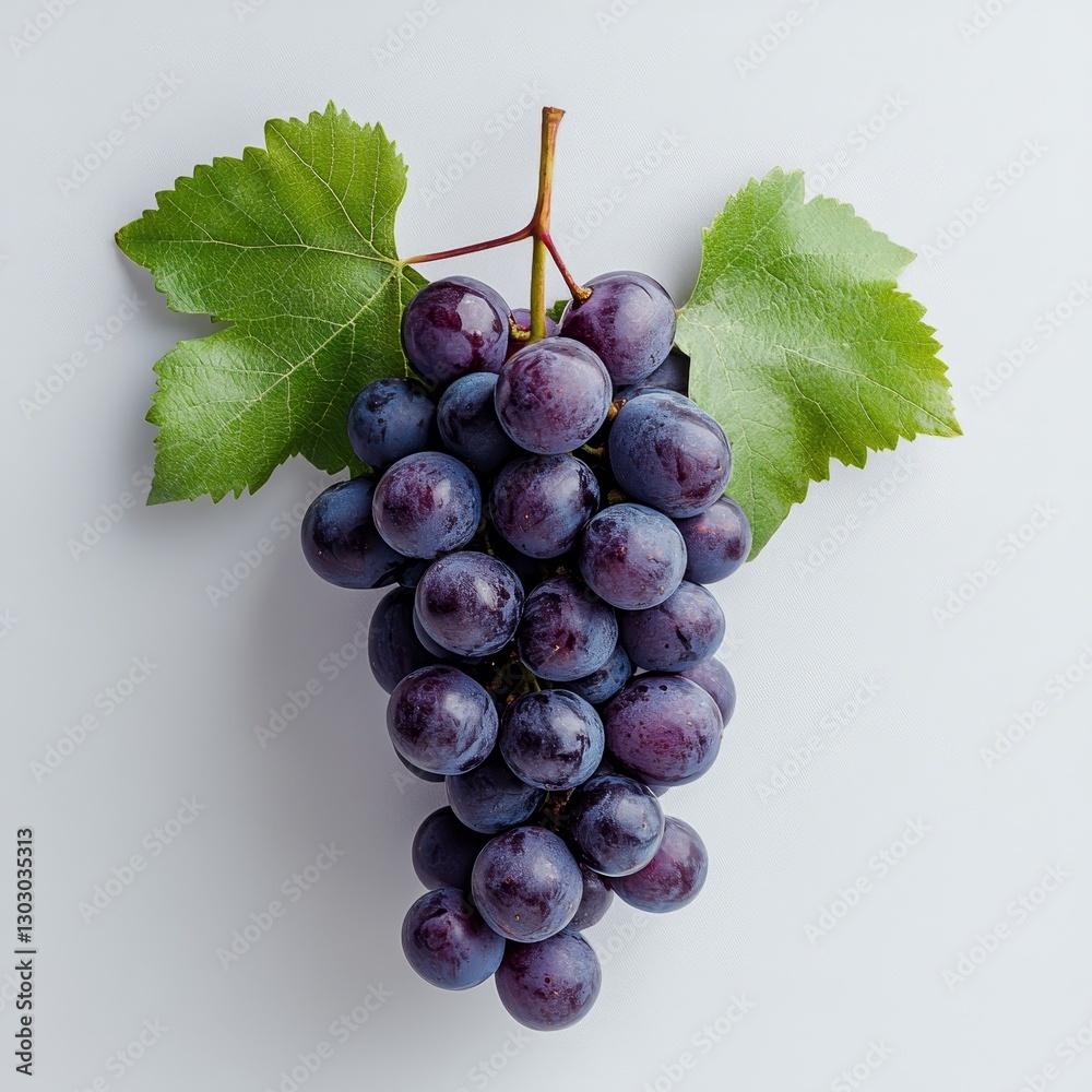 Fototapeta premium Organic Grapes: Fresh, Juicy, Healthy Fruit for Delicious Plant-Based Snacks and Desserts