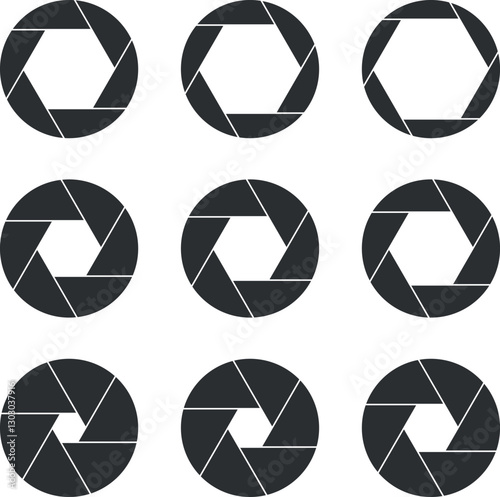 camera focus vector, camera lense, camera focus objective