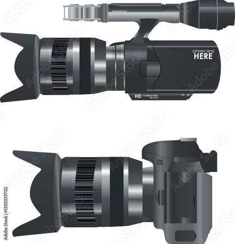 camera focus vector, camera lense, camera focus objective
