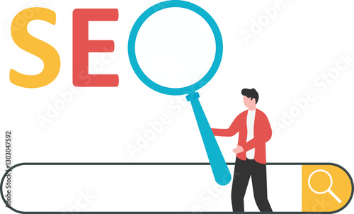 SEO Search Engine Optimization, website search result, advertising

