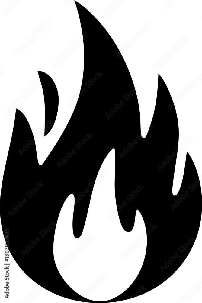 Stylized Black Flame Vector: A bold black flame design perfect for logos, background elements, and graphic projects. Stylized Black Flame Vector: A bold black flame design perfect for logos, background elements, and graphic projects.