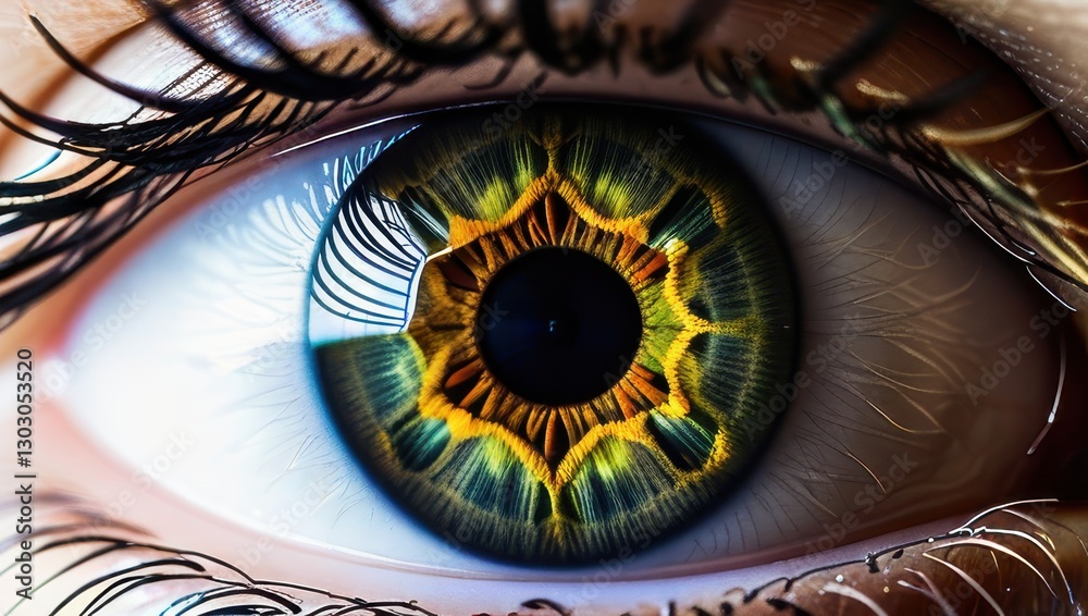 Fototapeta premium Intricate Eye Macro