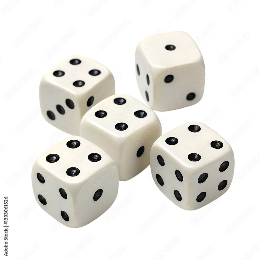 White Dice: Game, Gamble, Chance on trasparent background White Dice: Game, Gamble, Chance on trasparent background