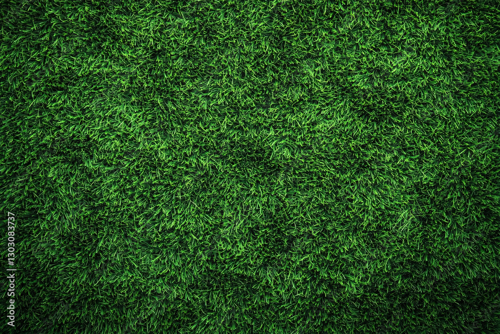Fototapeta premium A close-up of lush green grass perfect for nature-themed designs, landscaping promotions, or eco-friendly events. Ideal for spring and summer graphics.