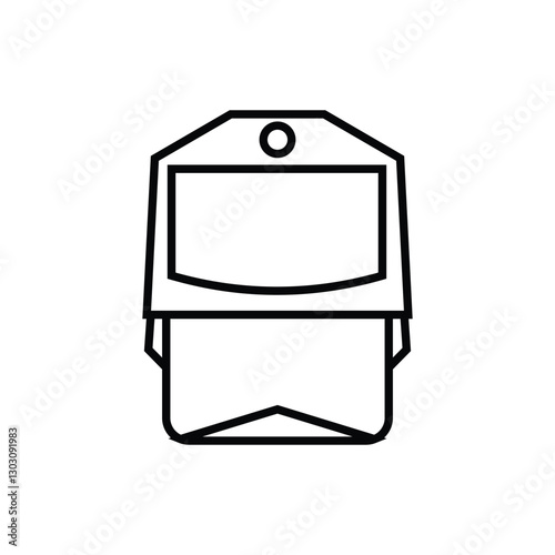  Outline train icon design illustration