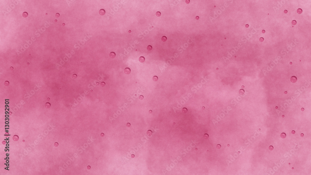 Vibrant Pink Watercolor Background with Soft Raindrop Effects Vibrant Pink Watercolor Background with Soft Raindrop Effects