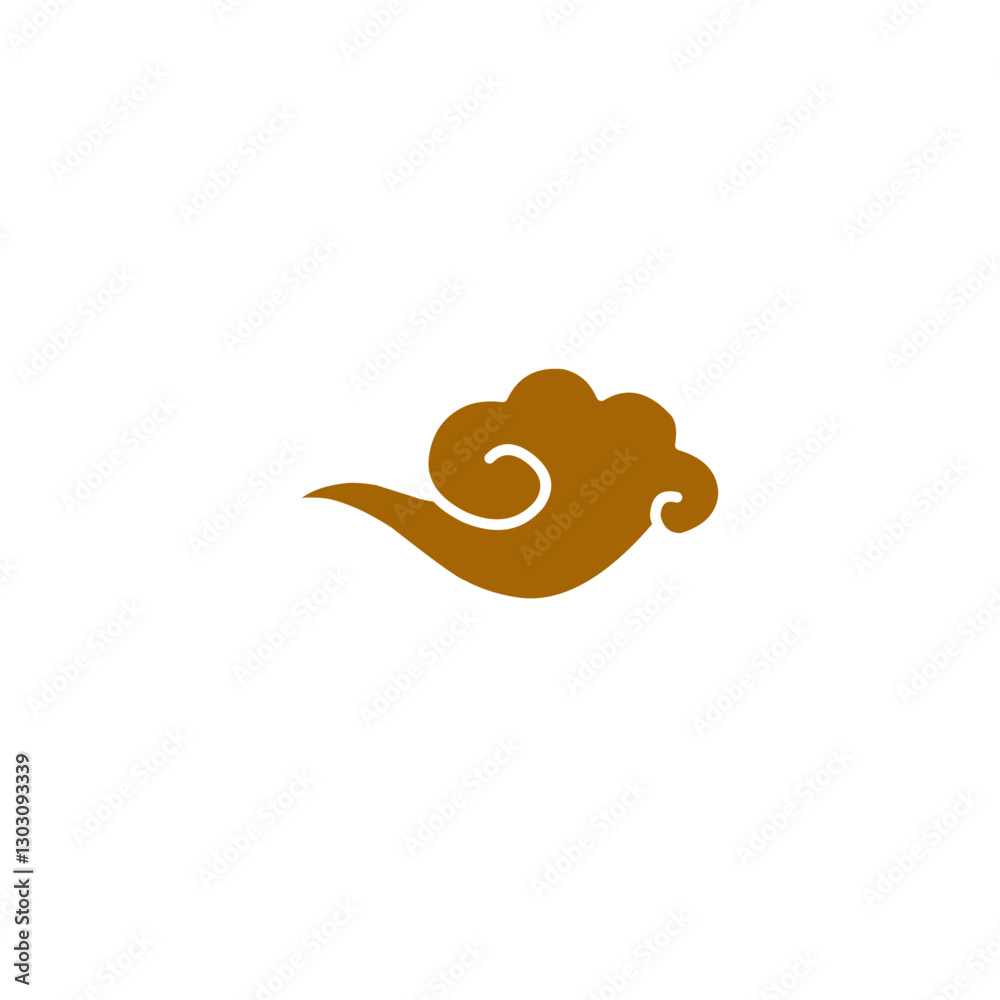 Obraz premium Batik Mega Mendung Pattern