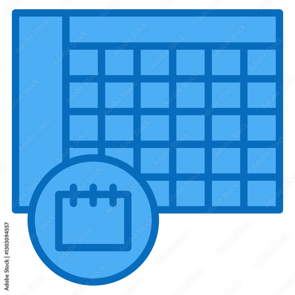 Obraz premium Daily Planner Icon For Design Elements