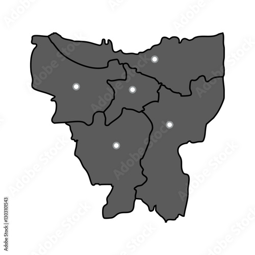 Map Icon Jakarta Indonesia