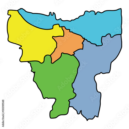 Map Icon Jakarta Indonesia