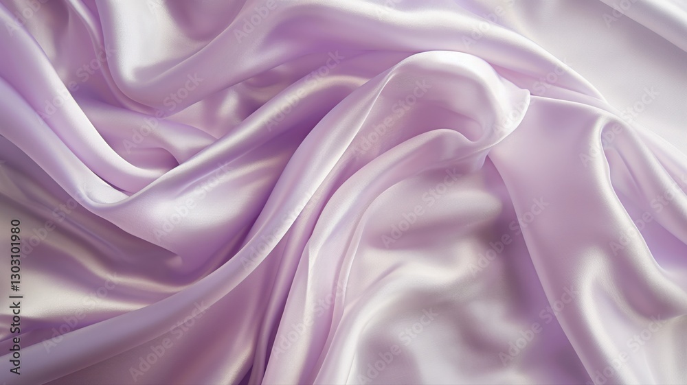 Obraz premium lavender silk fabric flowing, abstract background