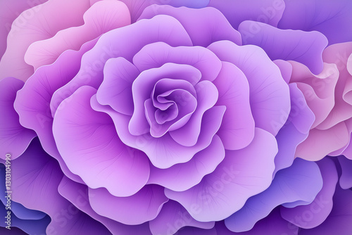 Blooming purple roses creating a stunning floral background