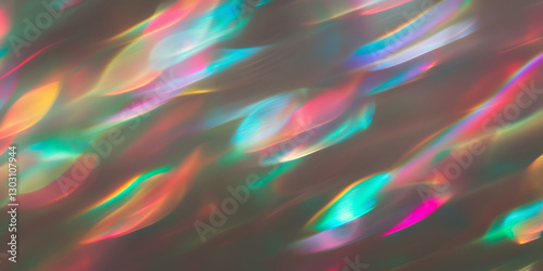 Glowing iridescent light background