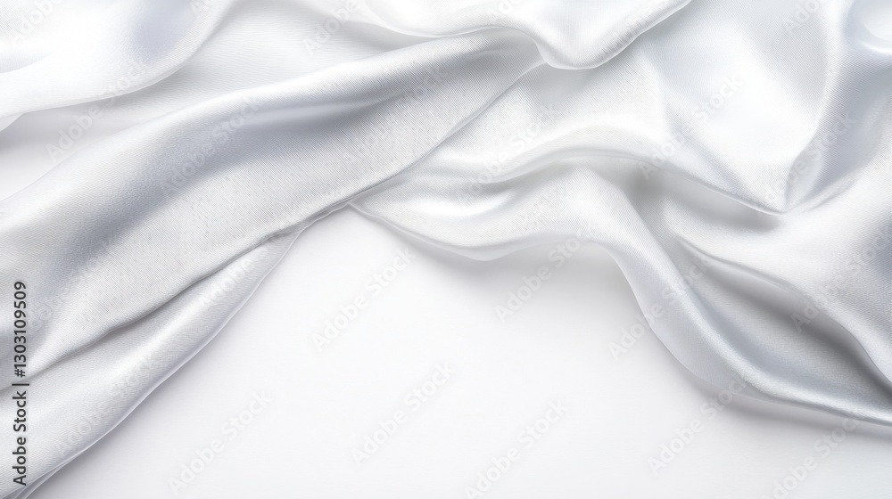 Fototapeta premium A white fabric with a pattern on it