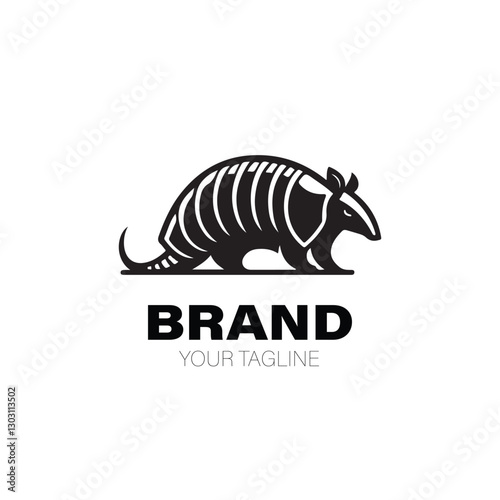 Armadillo Logo. Armadillo Logo Design. Armadillo Logo Brand. Armadillo Logo Vector Design Isolated on White Background