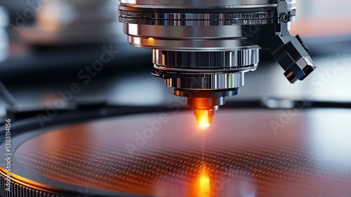 Laser microchip lithography ai GPU tensor core