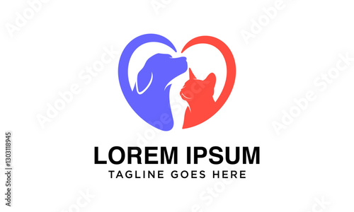 premium dog and cat logo