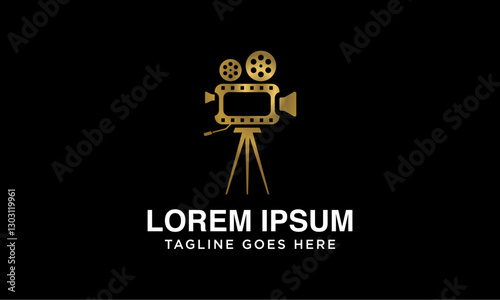 premium logo film camera recorder