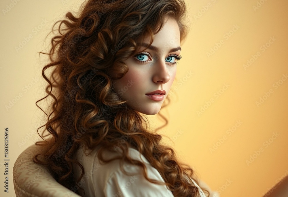 Fototapeta premium Whimsical dreamer portrait