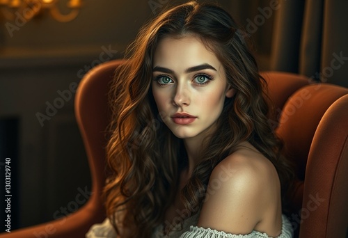 Ethereal portrait of a whimsical dreamer