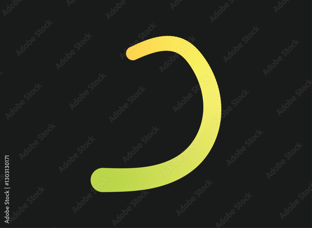Illustration of an Fluid Line Gradient Illustration of an Fluid Line Gradient