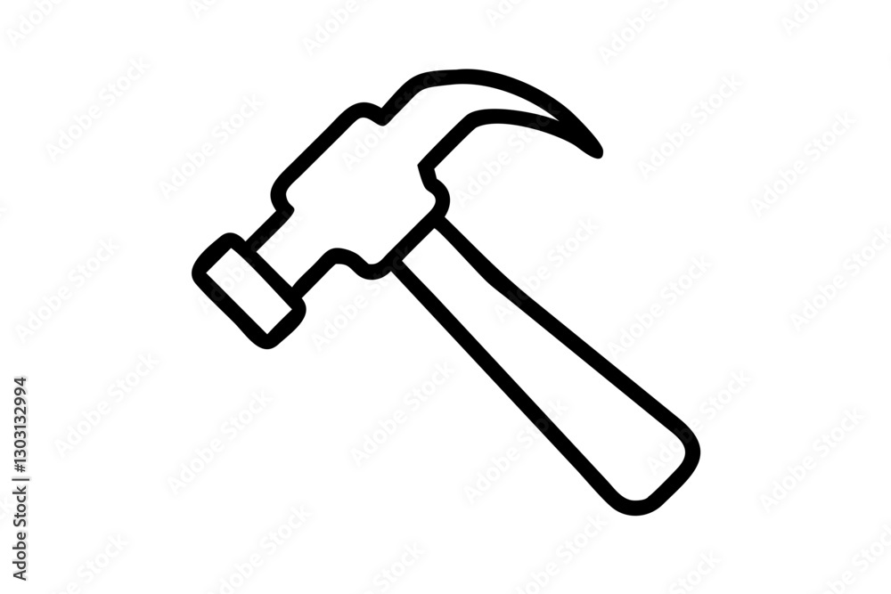 House Repair Hammer Flat Icon for Apps - SVG Graphic for Home Improvement Design
House Repair Hammer Flat Icon for Apps - SVG Graphic for Home Improvement Design