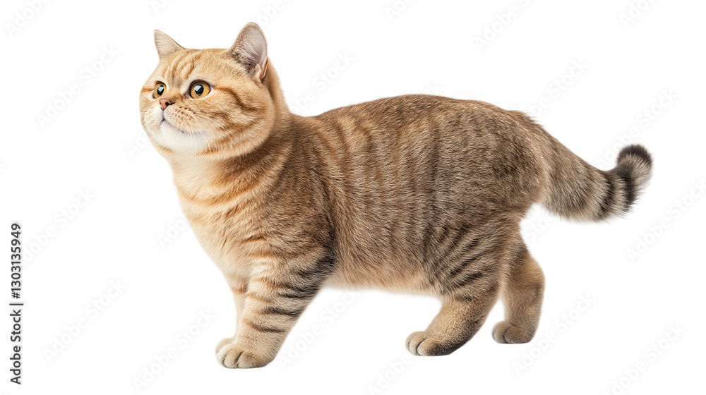 Fototapeta premium cat isolated on white background , transparent png 