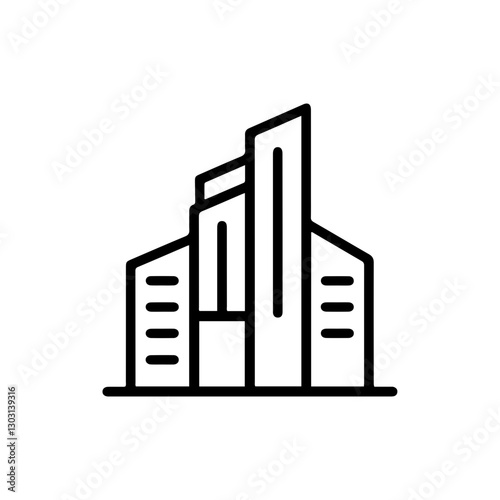 Brand Building Icon – Representing Marketing and Corporate Identity Creation