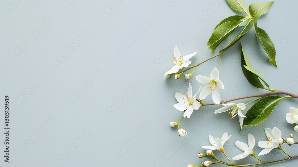Fototapeta premium Flower Background of Passover: How Flowers Adorn the Traditional and Poetic Atmosphere of Passover