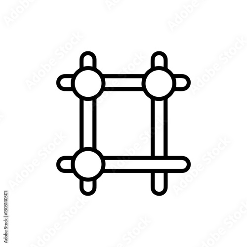Light Contrast Adjust Icon – Representing Image Editing, Display Settings, and Contrast Control