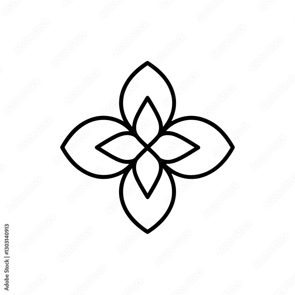 Perfect Symmetry Icon – Representing Balance and Equilibrium in Design Perfect Symmetry Icon – Representing Balance and Equilibrium in Design