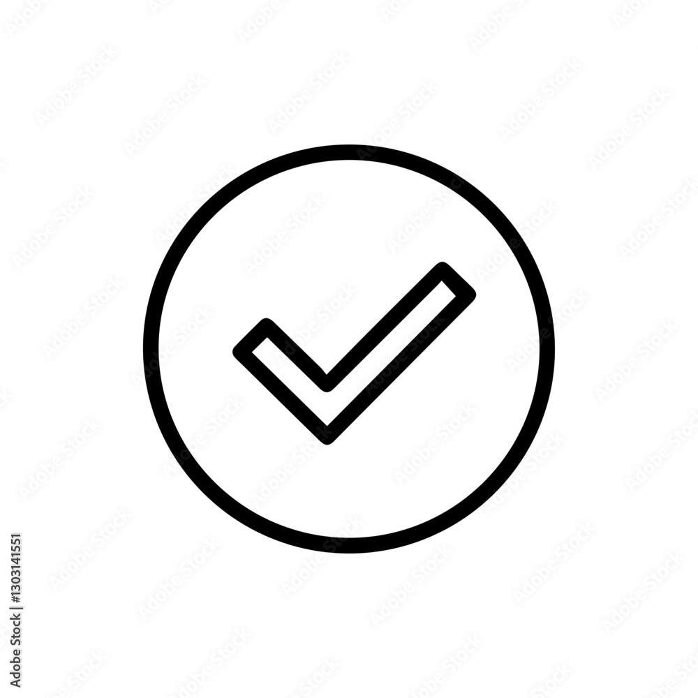 Success Badge Icon – Featuring a Checkmark Inside a Circular Badge Representing Success and Recognition Success Badge Icon – Featuring a Checkmark Inside a Circular Badge Representing Success and Recognition