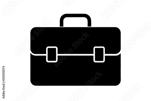 "Flat Icon of Work Briefcase for Web and App"
