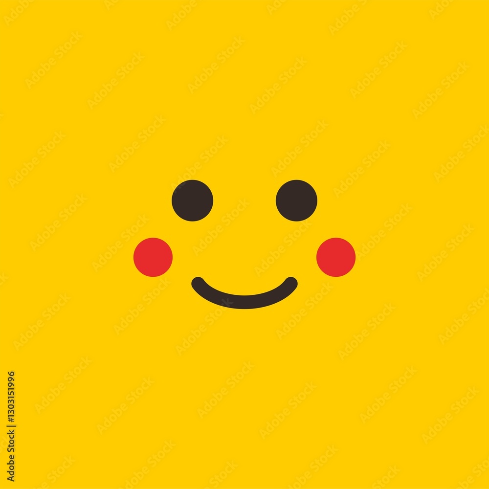 Fototapeta premium set emoticon emoji flat icon