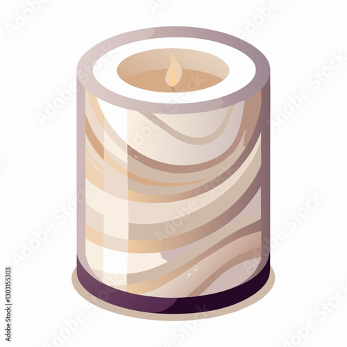 cylindrical alabaster tealight holder 