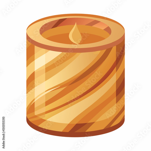 cylindrical alabaster tealight holder 