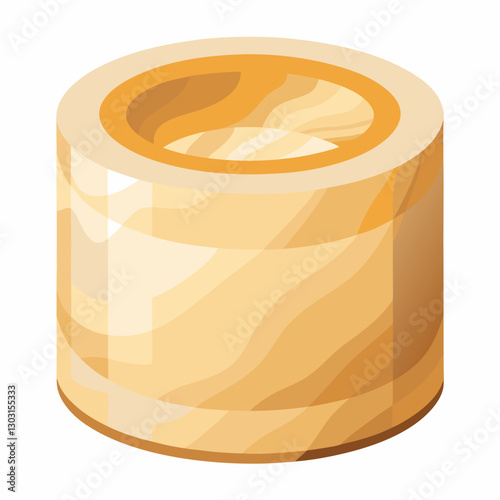 cylindrical alabaster tealight holder 