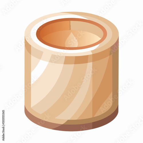 cylindrical alabaster tealight holder 