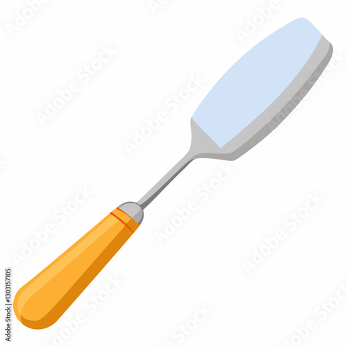 satin finished titanium butter spreader